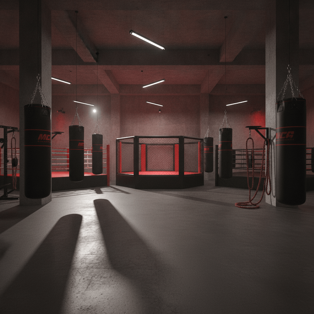 Interior del gimnasio